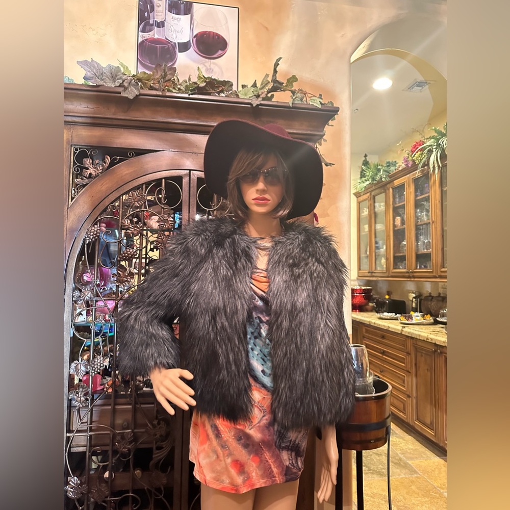 Beautiful Faux Fur Michael Kors Jacket.